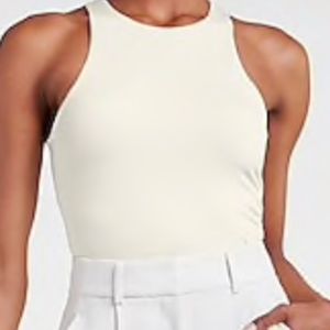 Body Contour Silky High Neck Thong Bodysuit